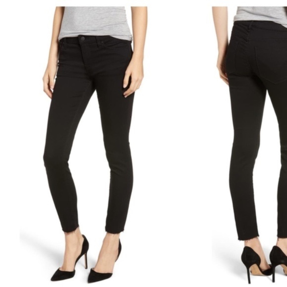HUDSON LA- Tally Skinny Crop Black Jeans - Size 29